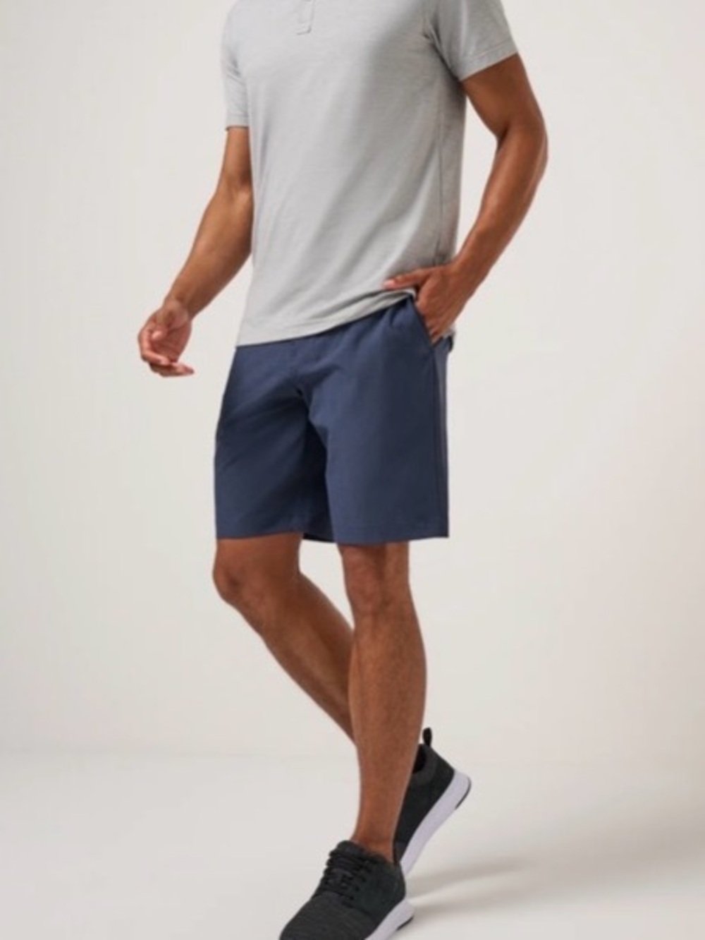 Travis Matthew Men’s Stretch Chino Golf Shorts Navy blue Size 30 - Picture 2 of 12
